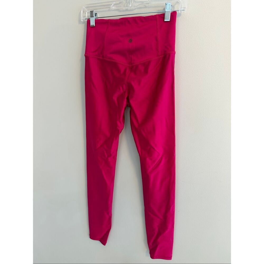 Athleta Elation Shine Tight Leggings Pink Size Small - Picture 4 of 9